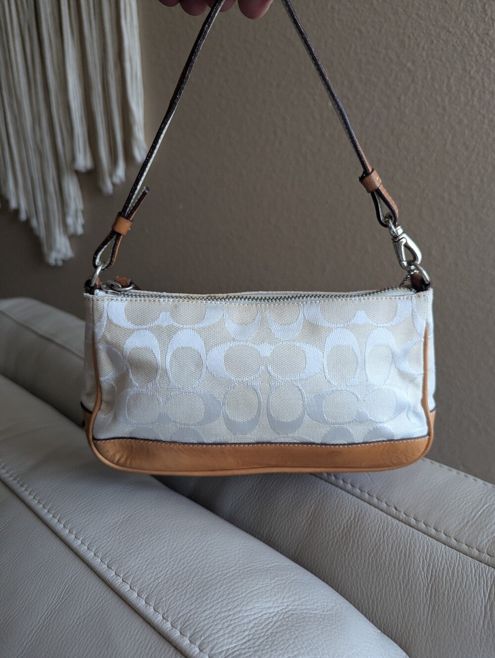 vintage Y2K Coach Signature Baguette / Demi Shoulder Bag. - Picture 3 of 12
